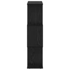 Bücherregal Schwarz Eichen-Optik 70 x 24 x 97 cm Holzwerkstoff