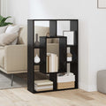 Bücherregal Schwarz Eichen-Optik 63 x 20 x 90 cm Holzwerkstoff