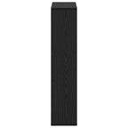 Bücherregal Schwarz Eichen-Optik 63 x 20 x 90 cm Holzwerkstoff