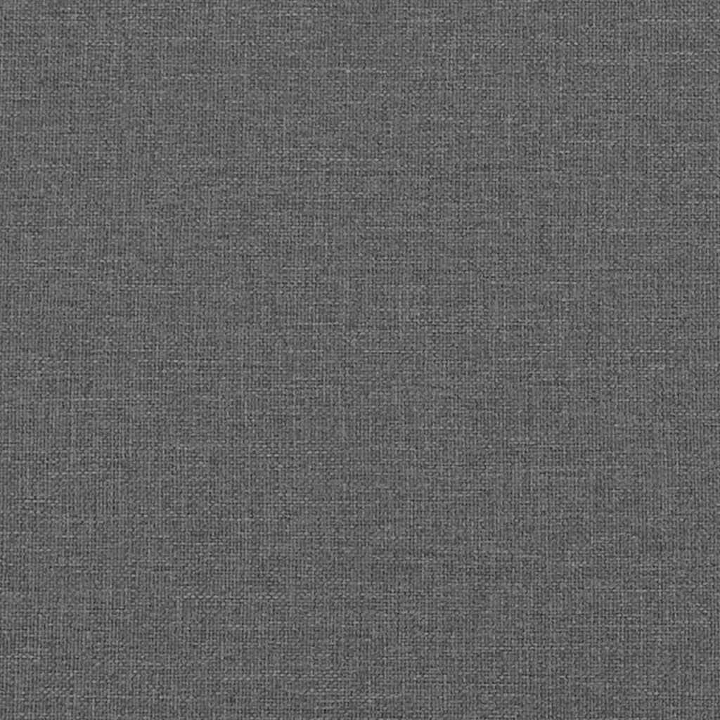 Bettgestell Braun und Dunkelgrau 75 x 190 cm Massivholz Kiefer