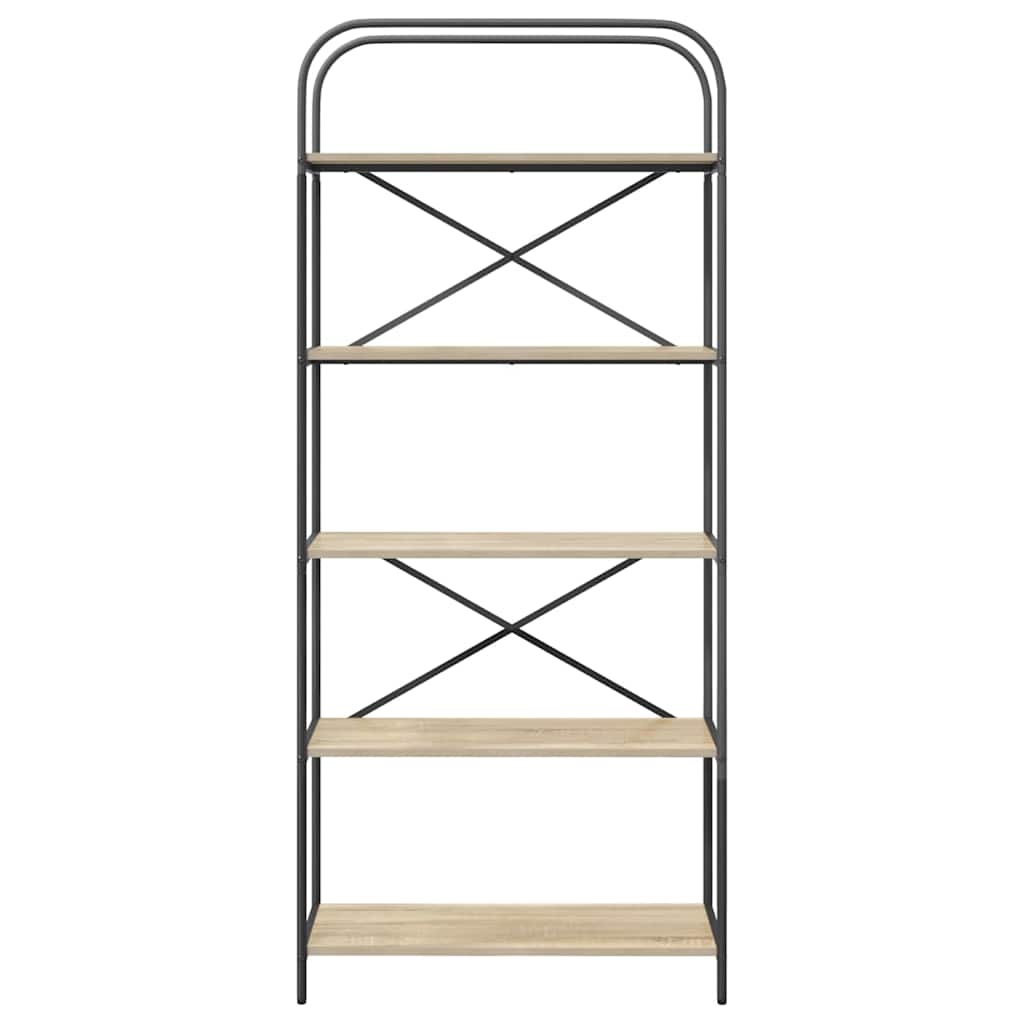 Bücherregal Sonoma-Eiche 80 x 30 x 183 cm Holzwerkstoff