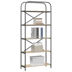 Bücherregal Sonoma-Eiche 80 x 30 x 183 cm Holzwerkstoff