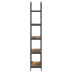 Bücherregal Geräucherte Eiche 80 x 30 x 183 cm Holzwerkstoff
