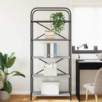 Bücherregal Graues Sonoma 80 x 30 x 183 cm Holzwerkstoff