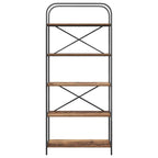 Bücherregal Altholz 80 x 30 x 183 cm Holzwerkstoff