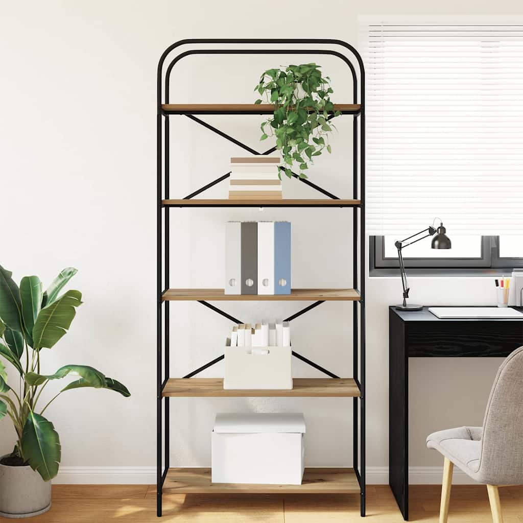 Bücherregal Artisan-Eiche 80 x 30 x 183 cm Holzwerkstoff