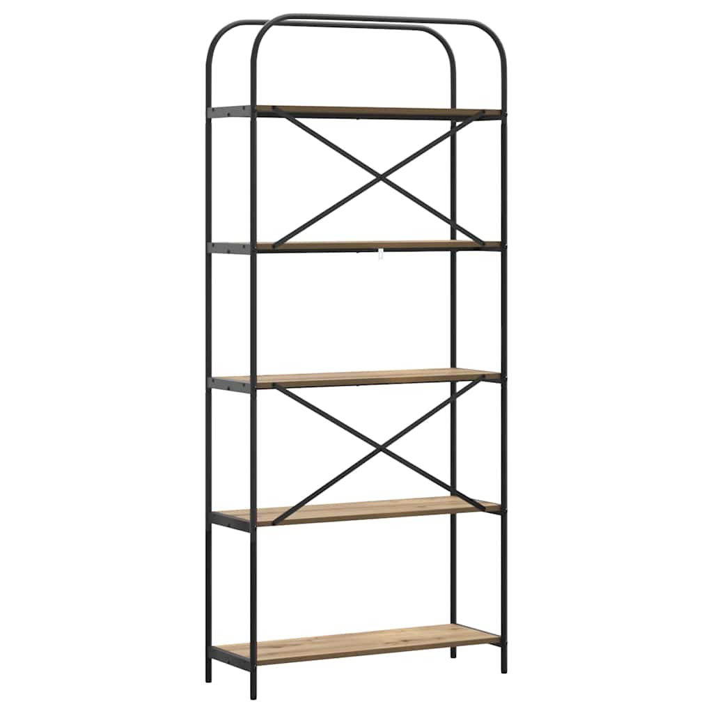 Bücherregal Artisan-Eiche 80 x 30 x 183 cm Holzwerkstoff