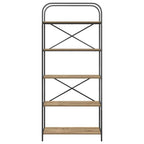 Bücherregal Artisan-Eiche 80 x 30 x 183 cm Holzwerkstoff