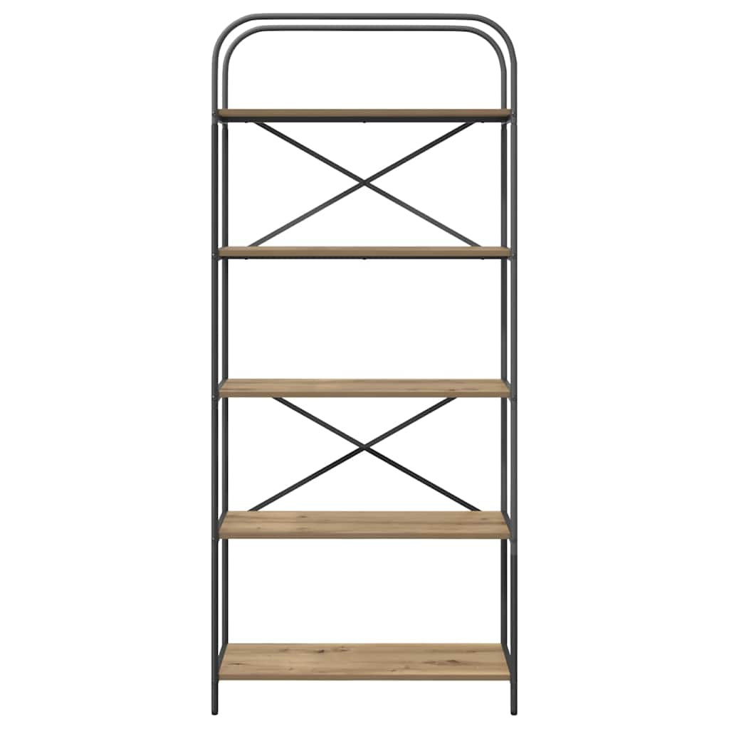 Bücherregal Artisan-Eiche 80 x 30 x 183 cm Holzwerkstoff