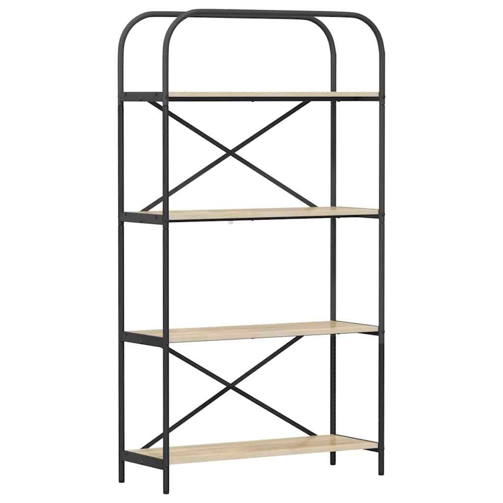 Bücherregal Sonoma-Eiche 80 x 30 x 146 cm Holzwerkstoff