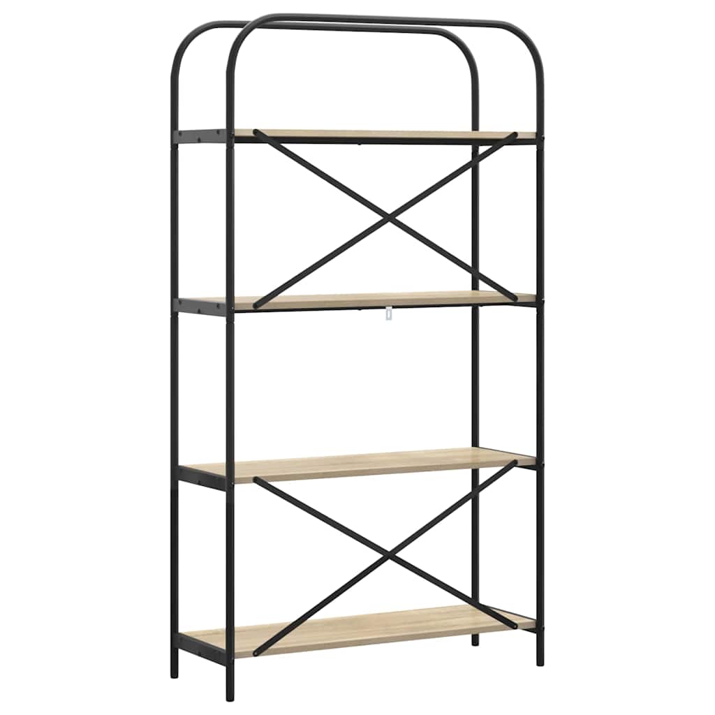 Bücherregal Sonoma-Eiche 80 x 30 x 146 cm Holzwerkstoff