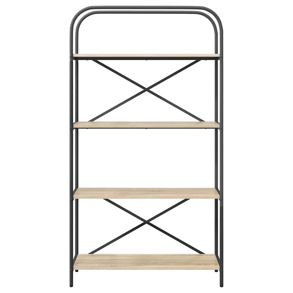 Bücherregal Sonoma-Eiche 80 x 30 x 146 cm Holzwerkstoff