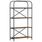Bücherregal Geräucherte Eiche 80 x 30 x 146 cm Holzwerkstoff