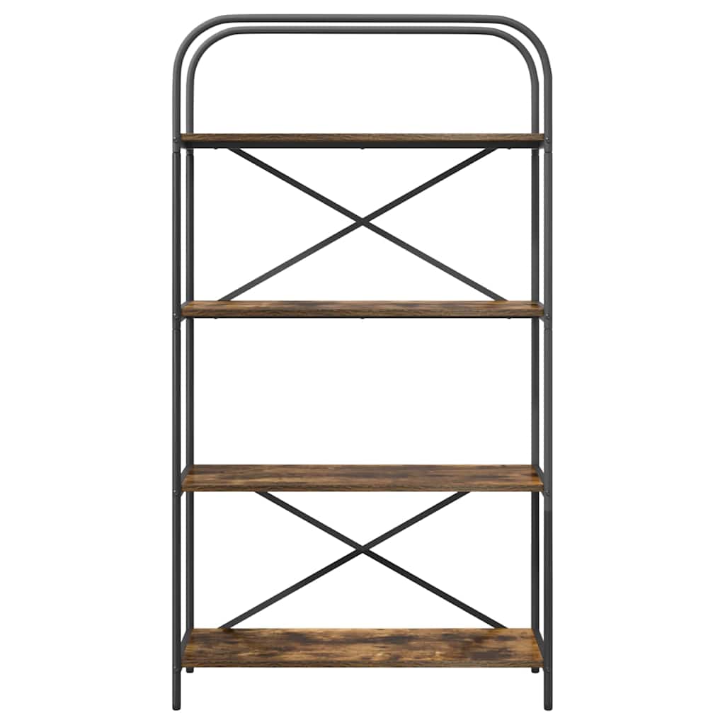 Bücherregal Geräucherte Eiche 80 x 30 x 146 cm Holzwerkstoff