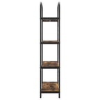 Bücherregal Geräucherte Eiche 80 x 30 x 146 cm Holzwerkstoff