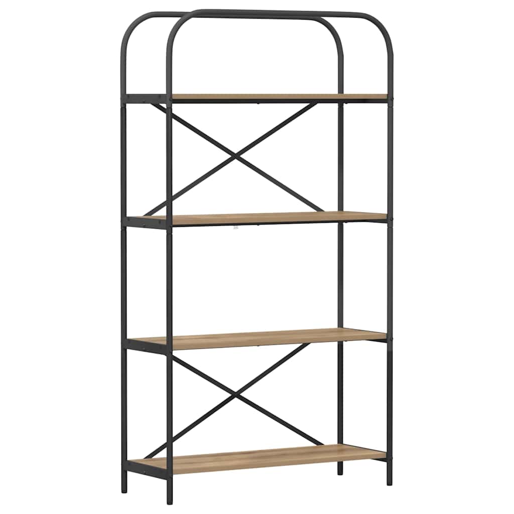 Bücherregal Artisan-Eiche 80 x 30 x 146 cm Holzwerkstoff