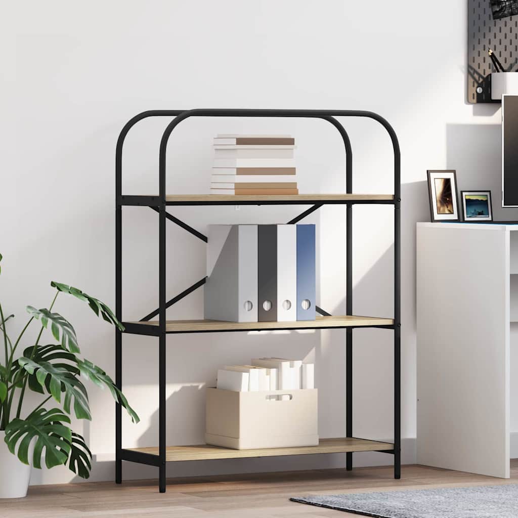 Bücherregal Sonoma-Eiche 80 x 30 x 109 cm Holzwerkstoff