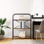 Bücherregal Geräucherte Eiche 80 x 30 x 109 cm Holzwerkstoff
