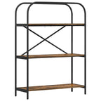 Bücherregal Geräucherte Eiche 80 x 30 x 109 cm Holzwerkstoff