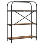 Bücherregal Geräucherte Eiche 80 x 30 x 109 cm Holzwerkstoff