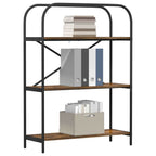 Bücherregal Geräucherte Eiche 80 x 30 x 109 cm Holzwerkstoff