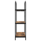 Bücherregal Geräucherte Eiche 80 x 30 x 109 cm Holzwerkstoff