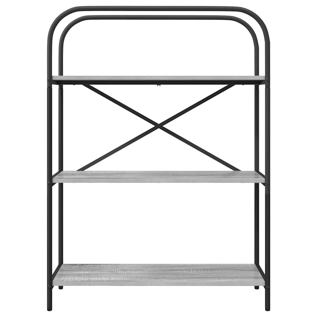 Bücherregal Graues Sonoma 80 x 30 x 109 cm Holzwerkstoff