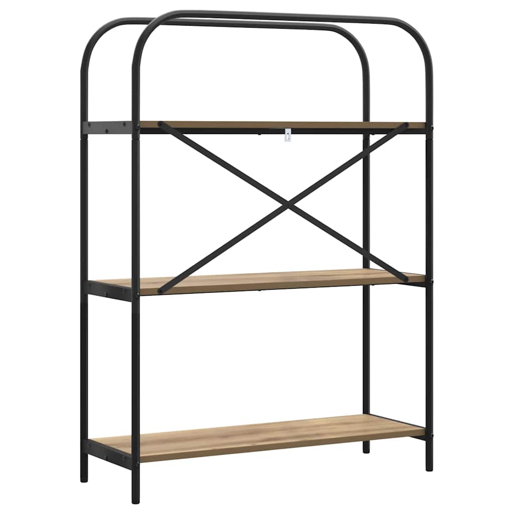Bücherregal Artisan-Eiche 80 x 30 x 109 cm Holzwerkstoff