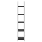 Bücherregal Schwarz Eichen-Optik 60 x 30 x 183 cm Holzwerkstoff