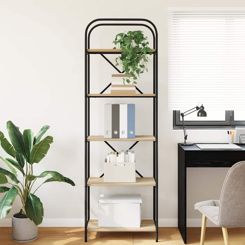 Bücherregal Sonoma-Eiche 60 x 30 x 183 cm Holzwerkstoff