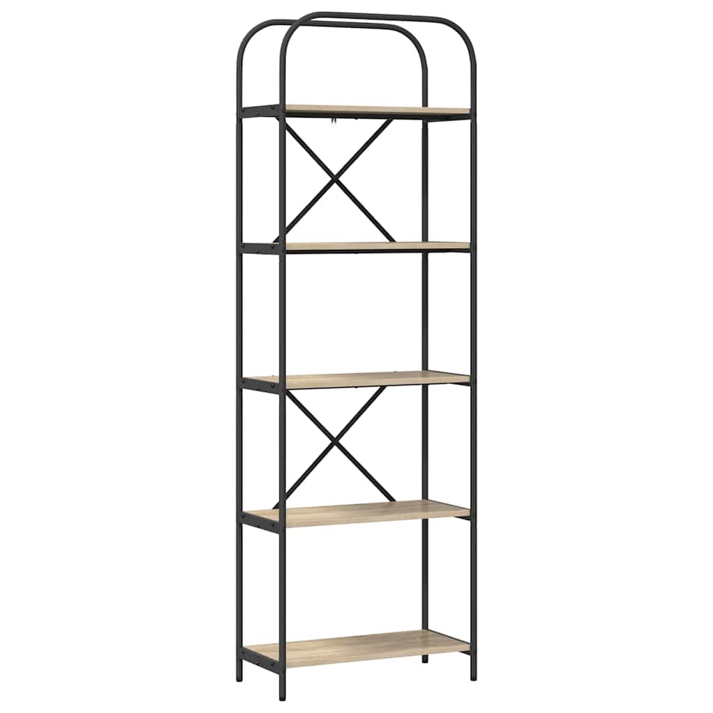 Bücherregal Sonoma-Eiche 60 x 30 x 183 cm Holzwerkstoff