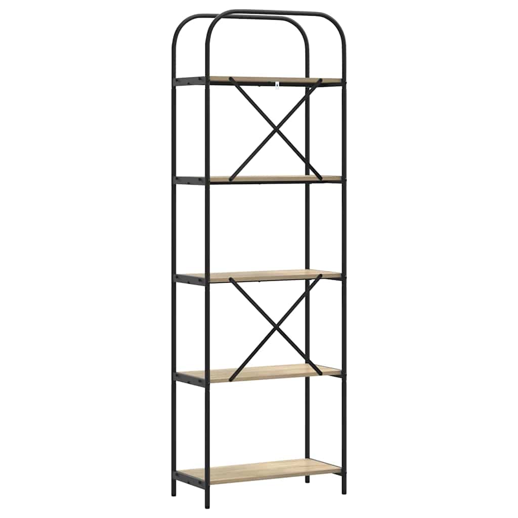 Bücherregal Sonoma-Eiche 60 x 30 x 183 cm Holzwerkstoff
