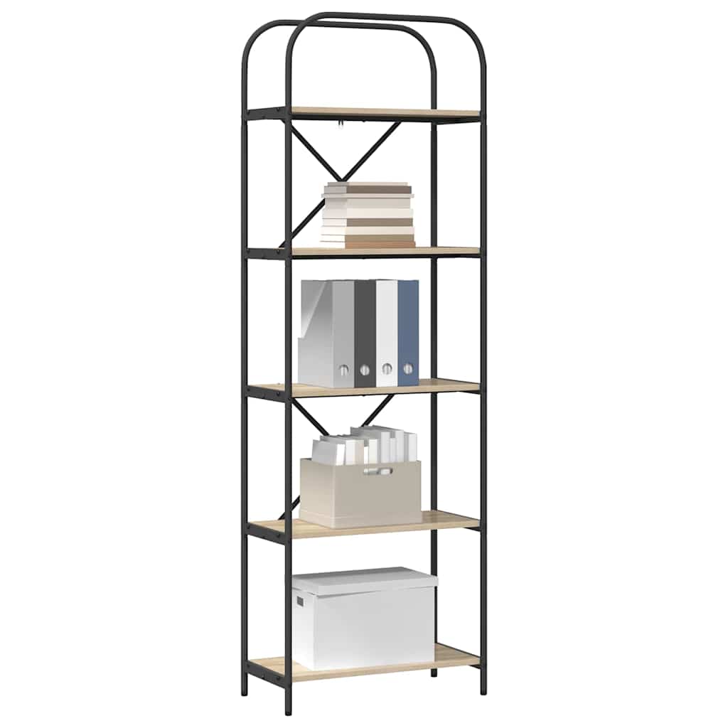 Bücherregal Sonoma-Eiche 60 x 30 x 183 cm Holzwerkstoff