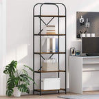 Bücherregal Geräucherte Eiche 60 x 30 x 183 cm Holzwerkstoff