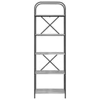 Bücherregal Graues Sonoma 60 x 30 x 183 cm Holzwerkstoff