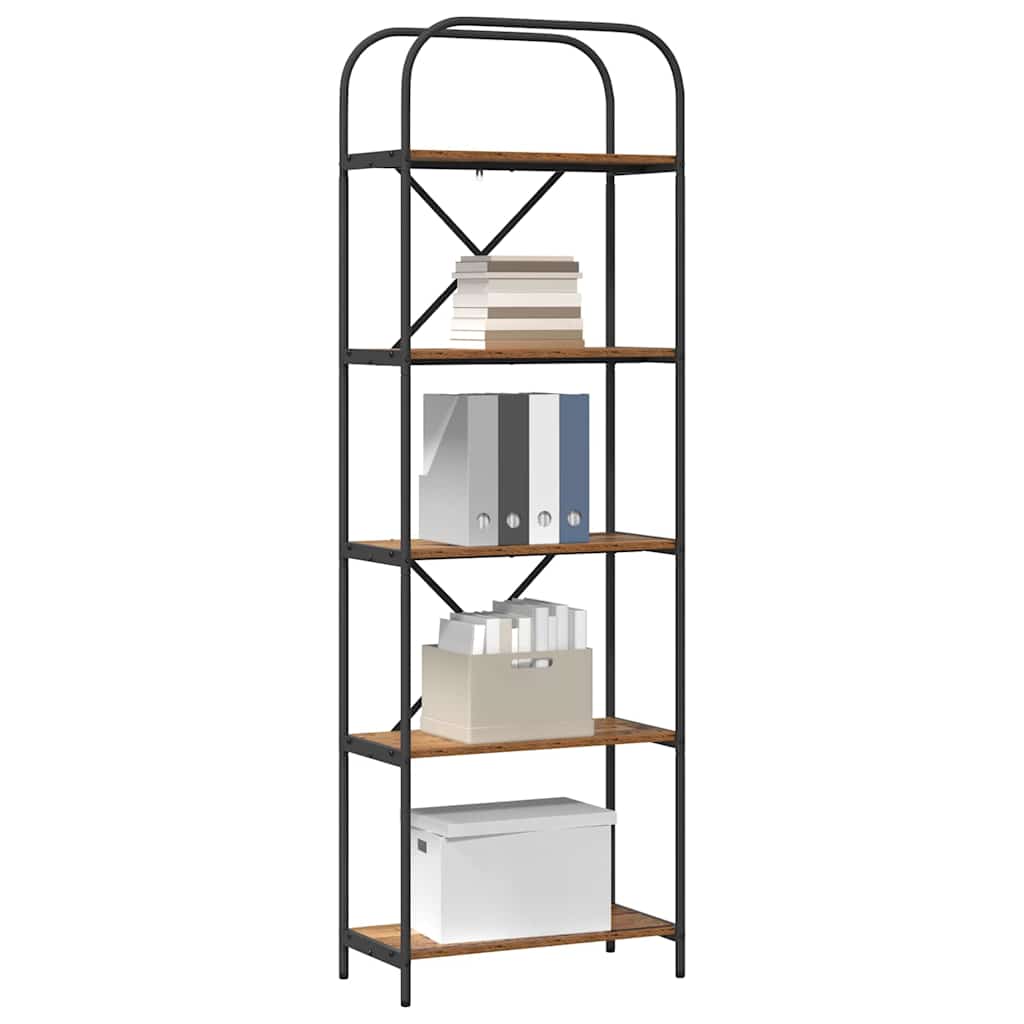 Bücherregal Altholz 60 x 30 x 183 cm Holzwerkstoff