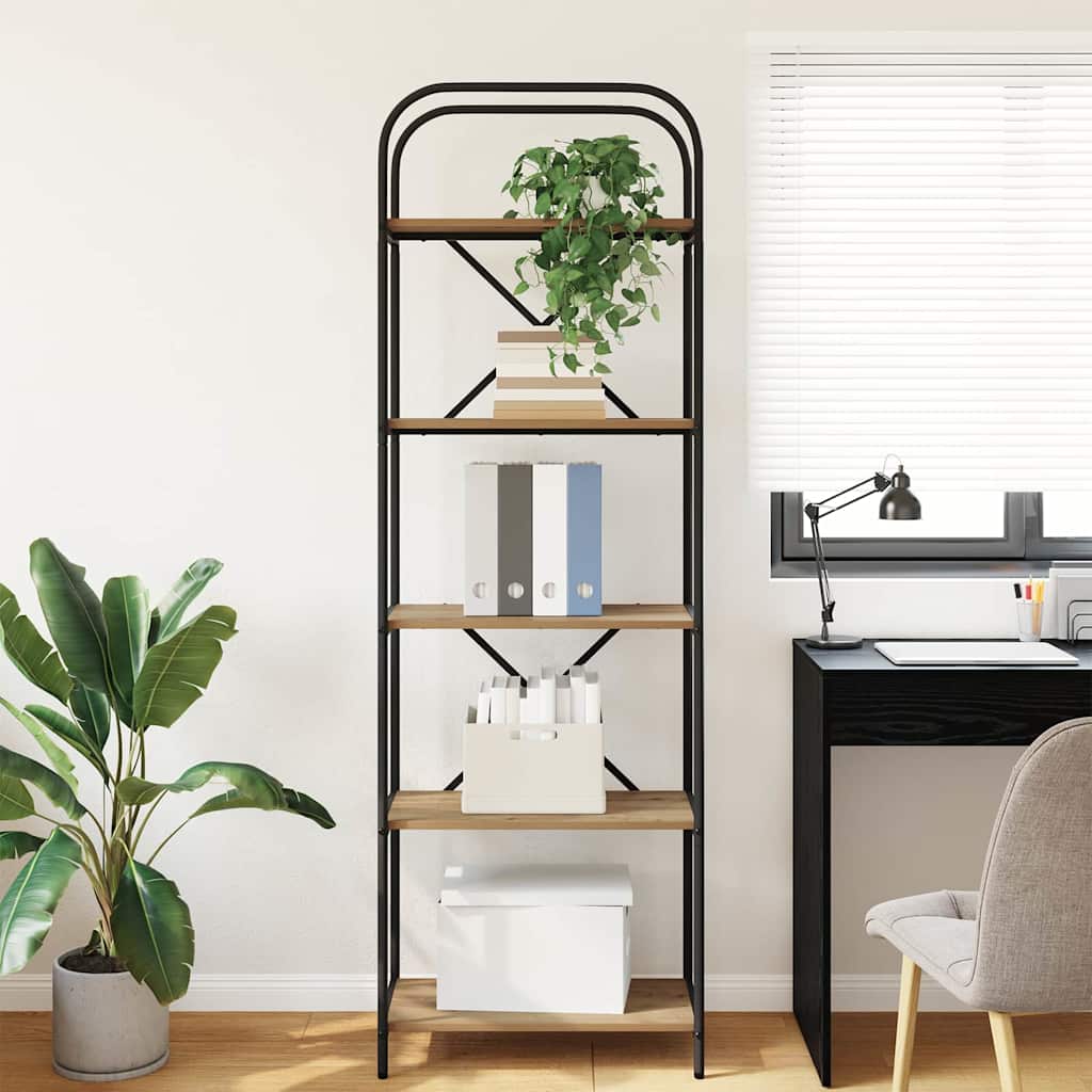 Bücherregal Artisan-Eiche 60 x 30 x 183 cm Holzwerkstoff