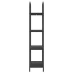 Bücherregal Schwarz Eichen-Optik 60 x 30 x 146 cm Holzwerkstoff