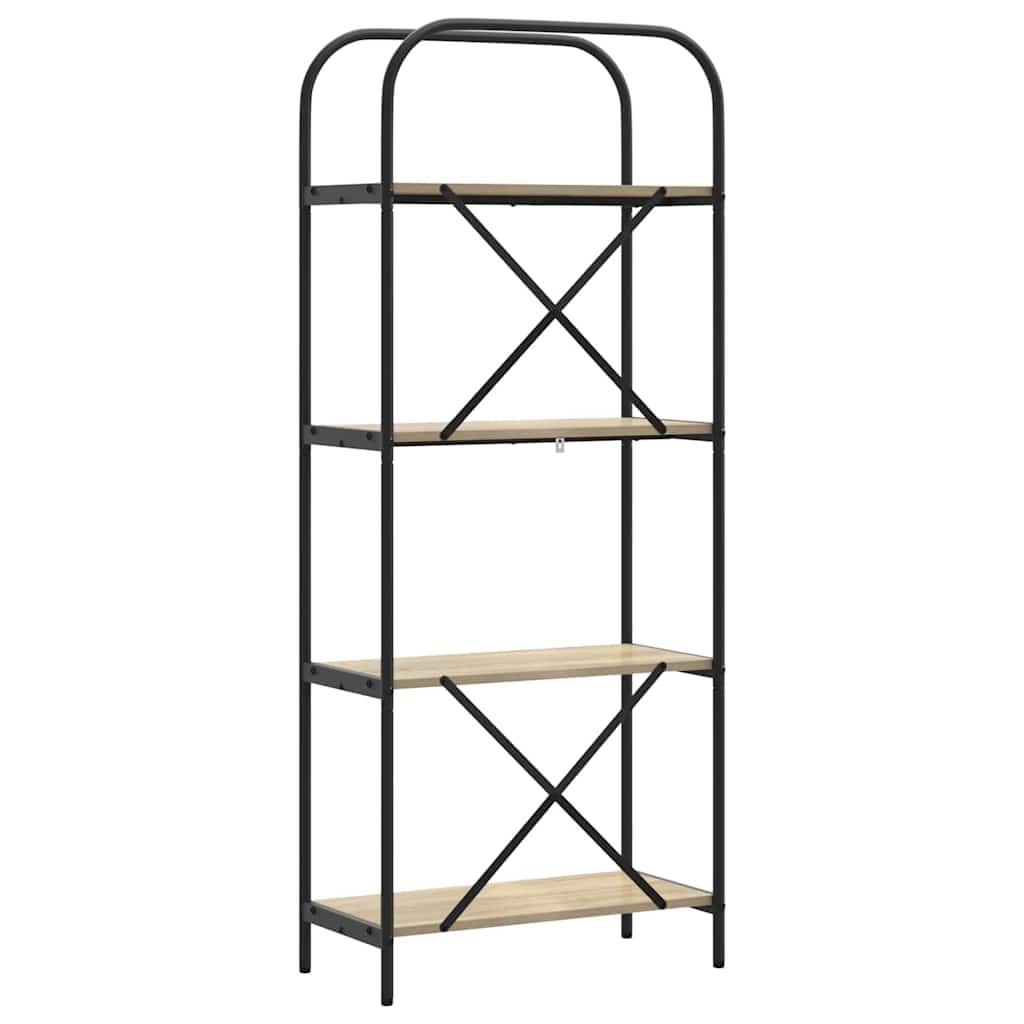 Bücherregal Sonoma-Eiche 60 x 30 x 146 cm Holzwerkstoff