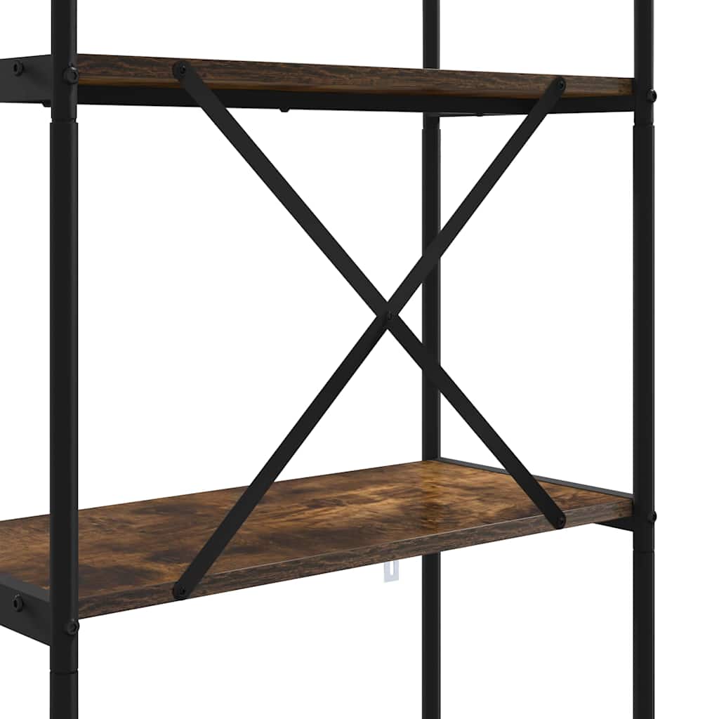 Bücherregal Geräucherte Eiche 60 x 30 x 146 cm Holzwerkstoff