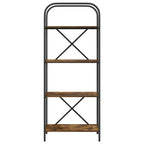 Bücherregal Geräucherte Eiche 60 x 30 x 146 cm Holzwerkstoff