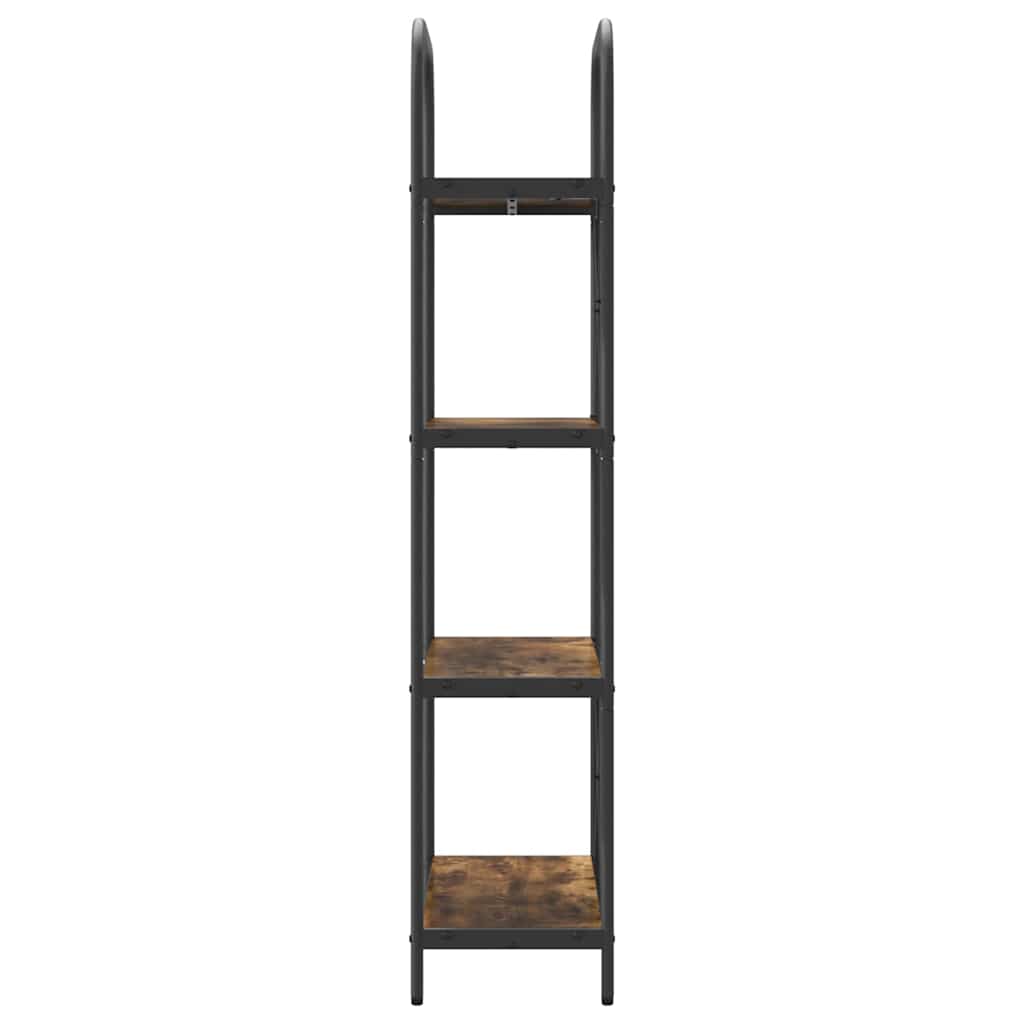 Bücherregal Geräucherte Eiche 60 x 30 x 146 cm Holzwerkstoff