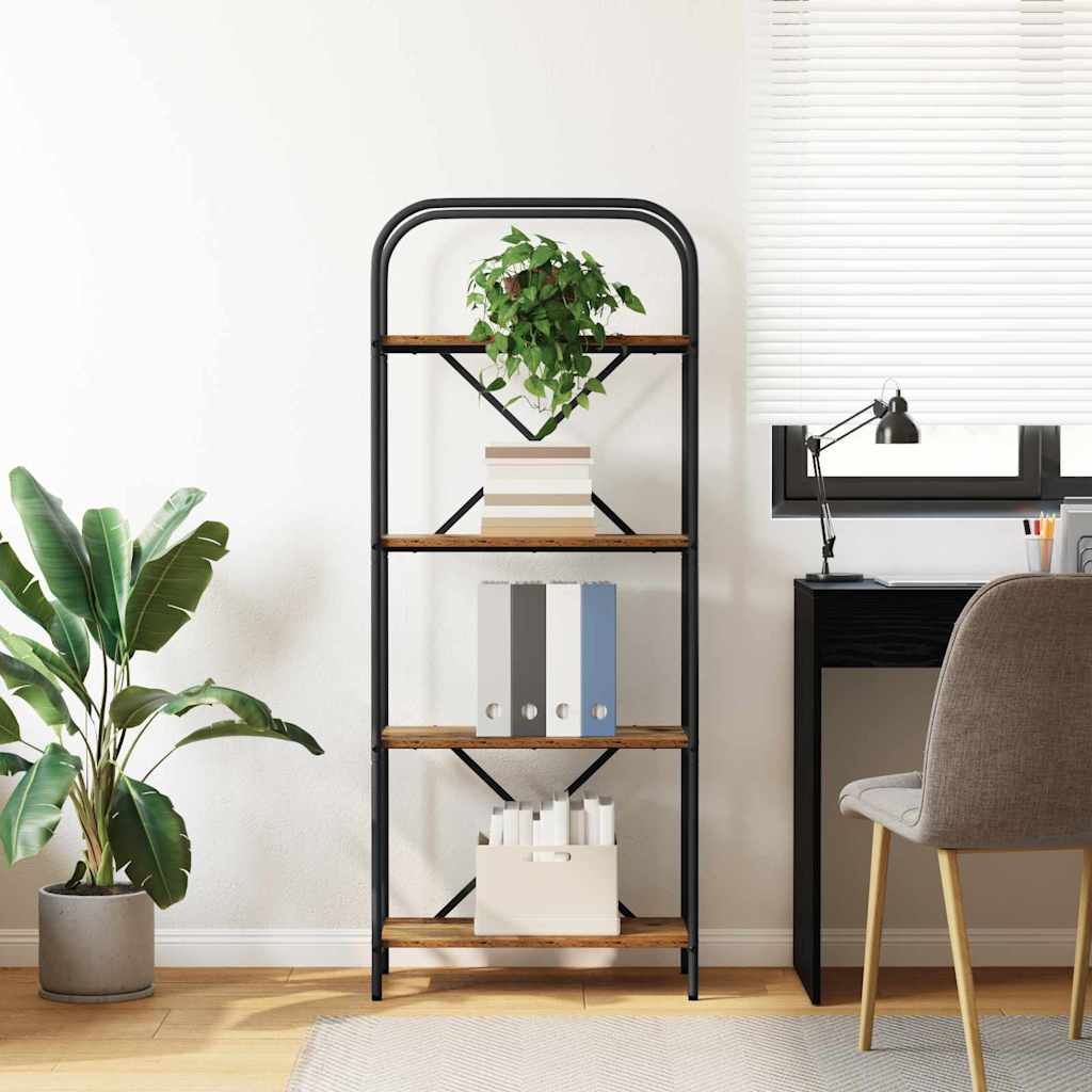 Bücherregal Altholz 60 x 30 x 146 cm Holzwerkstoff