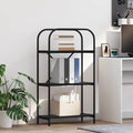 Bücherregal Schwarz Eichen-Optik 60 x 30 x 109 cm Holzwerkstoff