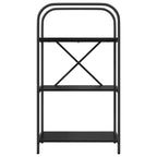 Bücherregal Schwarz Eichen-Optik 60 x 30 x 109 cm Holzwerkstoff