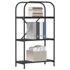 Bücherregal Schwarz Eichen-Optik 60 x 30 x 109 cm Holzwerkstoff