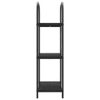 Bücherregal Schwarz Eichen-Optik 60 x 30 x 109 cm Holzwerkstoff
