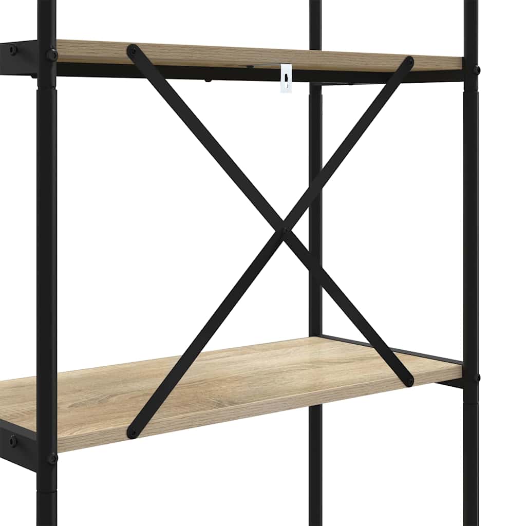 Bücherregal Sonoma-Eiche 60 x 30 x 109 cm Holzwerkstoff