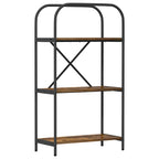 Bücherregal Geräucherte Eiche 60 x 30 x 109 cm Holzwerkstoff