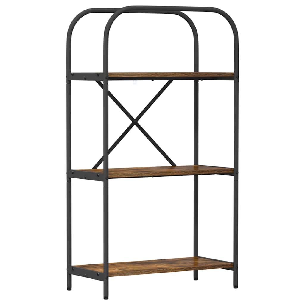 Bücherregal Geräucherte Eiche 60 x 30 x 109 cm Holzwerkstoff